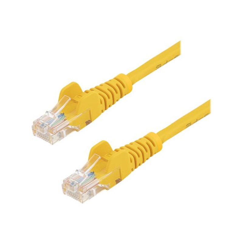 StarTech.com Cable de Red de 10m Amarillo Cat5e Ethernet RJ45 sin Enganches - Imagen 2