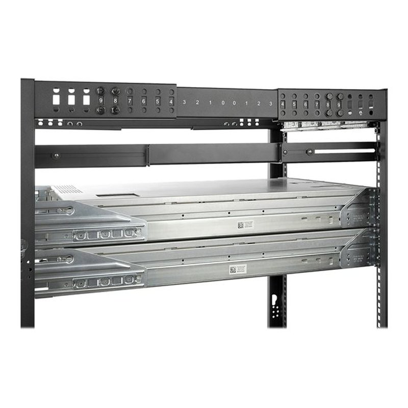 StarTech.com Carriles 1U de 19 pulgadas para Rack para Servidores con 4 Columnas - Profundidad Ajustable de 60,9cm a 91,4cm/24" a 36" - Carriles Universales HPE ProLiant Dell PowerEdge - Imagen 10