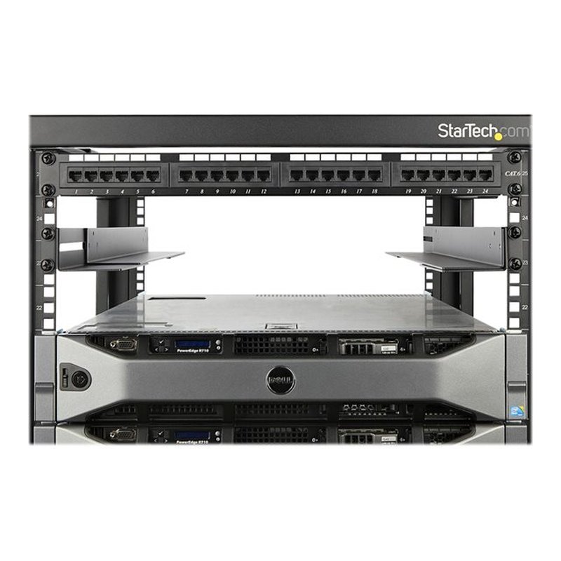 StarTech.com Carriles 1U de 19 pulgadas para Rack para Servidores con 4 Columnas - Profundidad Ajustable de 60,9cm a 91,4cm/24" a 36" - Carriles Universales HPE ProLiant Dell PowerEdge - Imagen 4