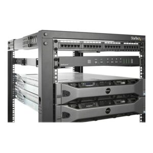 StarTech.com Carriles 1U de 19 pulgadas para Rack para Servidores con 4 Columnas - Profundidad Ajustable de 60,9cm a 91,4cm/24" a 36" - Carriles Universales HPE ProLiant Dell PowerEdge