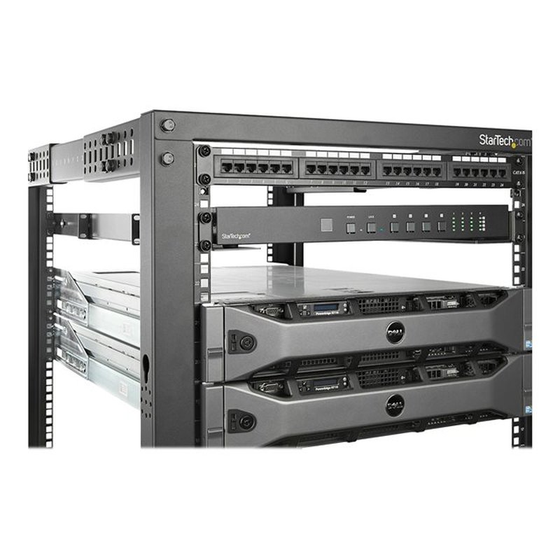 StarTech.com Carriles 1U de 19 pulgadas para Rack para Servidores con 4 Columnas - Profundidad Ajustable de 60,9cm a 91,4cm/24" a 36" - Carriles Universales HPE ProLiant Dell PowerEdge - Imagen 6