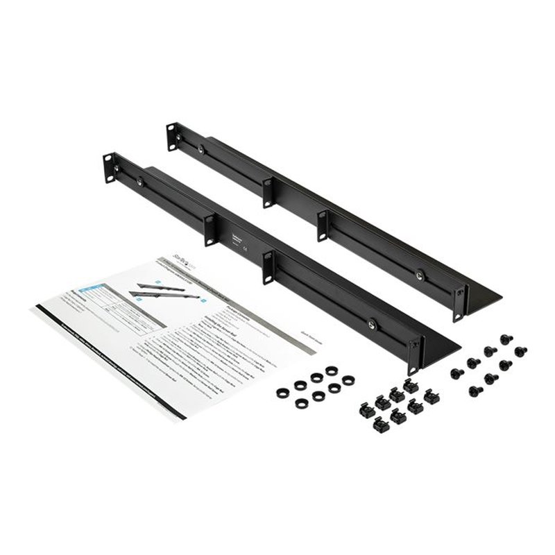 StarTech.com Carriles 1U de 19 pulgadas para Rack para Servidores con 4 Columnas - Profundidad Ajustable de 60,9cm a 91,4cm/24" a 36" - Carriles Universales HPE ProLiant Dell PowerEdge - Imagen 7