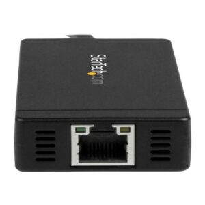StarTech.com Concentrador USB 3.0 de 3 Puertos con USB-C y Ethernet Gigabit - Con Adaptador de Alimentación StarTech.com Concentrador USB 3.0 de 3 Puertos con USB-C y Ethernet Gigabit - Con Adaptador de Alimentación