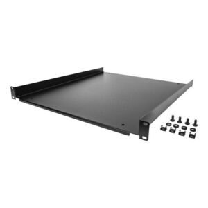 StarTech.com Estante 1U para Armario Rack de Servidores - Bandeja Universal Voladiza para Montaje en Rack de 19" - Capacidad de 25kg - de 20" de Profundidad