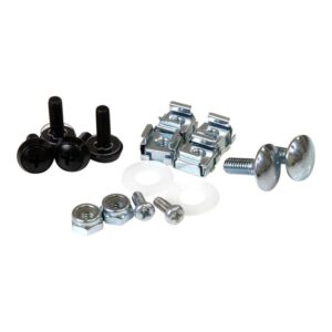 StarTech.com Juego Kit de Riel DIN Ajustable Montable en Rack Armario con Rieles Top Hat Mini G Rails