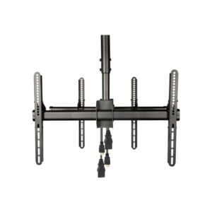 StarTech.com Soporte de Techo para 2 TV - Soporte VESA de Colgar de Alta Resistencia para 2 Pantallas de 32" a 75" - Poste Telescópico Ajustable de 1,06m a 1,52m Inclinación/Giro/Rotación StarTech.com Soporte de Techo para 2 TV - Soporte VESA de Colgar de Alta Resistencia para 2 Pantallas de 32" a 75" - Poste Telescópico Ajustable de 1,06m a 1,52m Inclinación/Giro/Rotación