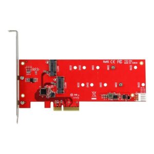 StarTech.com Tarjeta Controladora M.2 PCI Express para 2 SSD StarTech.com Tarjeta Controladora M.2 PCI Express para 2 SSD