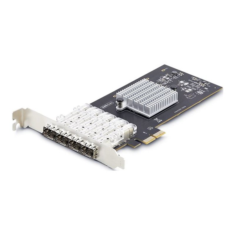 StarTech.com Tarjeta PCIe 2.1x2 de Red de Fibra Óptica/Cobre Ethernet 1Gb SFP de 4 Puertos - Chipset Controlador Intel I350-AM4 - Cobre de 1000BASE/Fibra Óptica - NIC StarTech.com Tarjeta PCIe 2.1x2 de Red de Fibra Óptica/Cobre Ethernet 1Gb SFP de 4 Puertos - Chipset Controlador Intel I350-AM4 - Cobre de 1000BASE/Fibra Óptica - NIC - Imagen 2