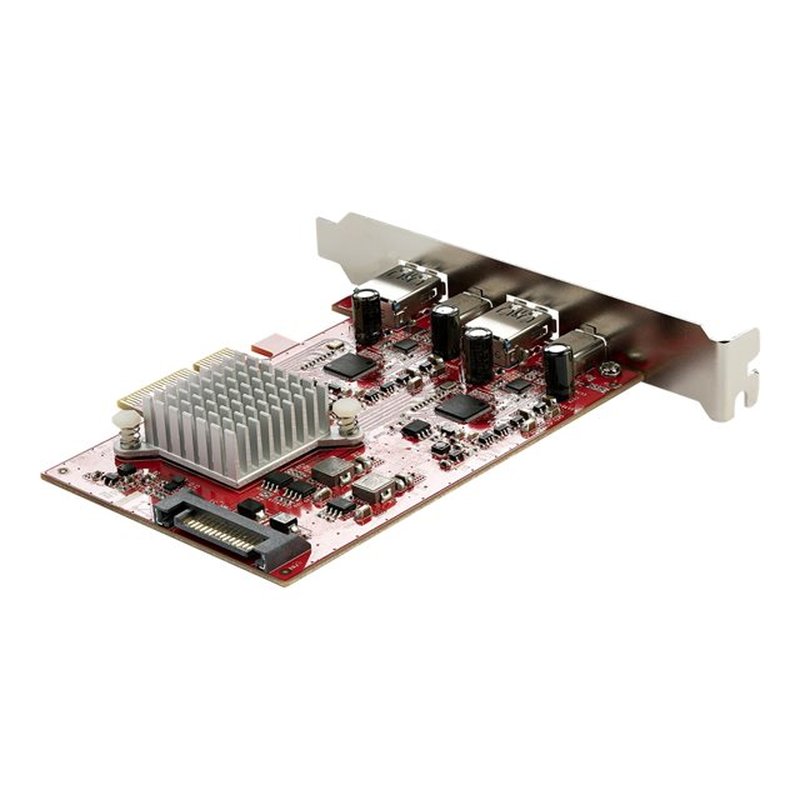 StarTech.com Tarjeta PCIe de 4 Puertos USB - Tarjeta de Expansión PCI Express USB de 10Gbps con 2 Controladores - 2 Puertos USB-C y 2 Puertos USB-A (USB 3.2 Gen 2) - Tarjeta PCI-e USB/USB-C StarTech.com Tarjeta PCIe de 4 Puertos USB - Tarjeta de Expansión PCI Express USB de 10Gbps con 2 Controladores - 2 Puertos USB-C y 2 Puertos USB-A (USB 3.2 Gen 2) - Tarjeta PCI-e USB/USB-C - Imagen 2