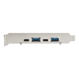 StarTech.com Tarjeta PCIe de 4 Puertos USB - Tarjeta de Expansión PCI Express USB de 10Gbps con 2 Controladores - 2 Puertos USB-C y 2 Puertos USB-A (USB 3.2 Gen 2) - Tarjeta PCI-e USB/USB-C StarTech.com Tarjeta PCIe de 4 Puertos USB - Tarjeta de Expansión PCI Express USB de 10Gbps con 2 Controladores - 2 Puertos USB-C y 2 Puertos USB-A (USB 3.2 Gen 2) - Tarjeta PCI-e USB/USB-C