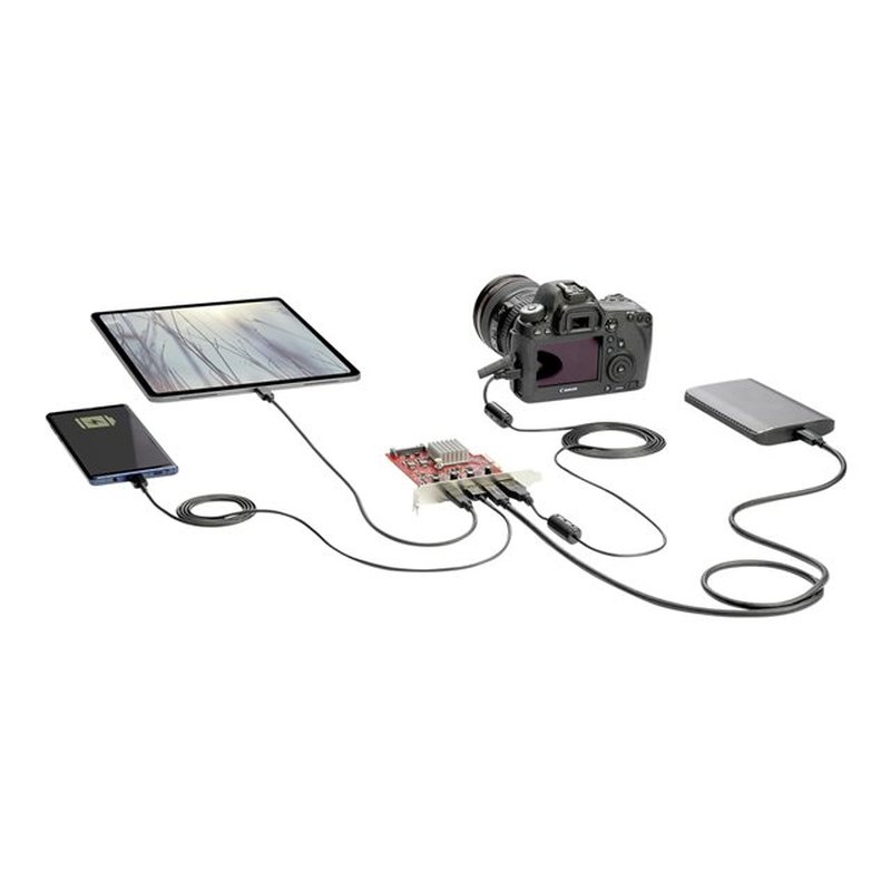 StarTech.com Tarjeta PCIe de 4 Puertos USB - Tarjeta de Expansión PCI Express USB de 10Gbps con 2 Controladores - 2 Puertos USB-C y 2 Puertos USB-A (USB 3.2 Gen 2) - Tarjeta PCI-e USB/USB-C StarTech.com Tarjeta PCIe de 4 Puertos USB - Tarjeta de Expansión PCI Express USB de 10Gbps con 2 Controladores - 2 Puertos USB-C y 2 Puertos USB-A (USB 3.2 Gen 2) - Tarjeta PCI-e USB/USB-C - Imagen 6