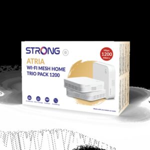 Strong WI-FI MESH HOME TRIO PACK 1200 Doble banda (2,4 GHz / 5 GHz) Wi-Fi 5 (802.11ac) Blanco 3 Interno