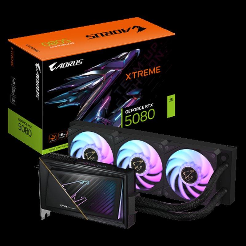 TARJETA GRAFICA GIGABYTE RTX 5080  AORUS 16GB GDDR7