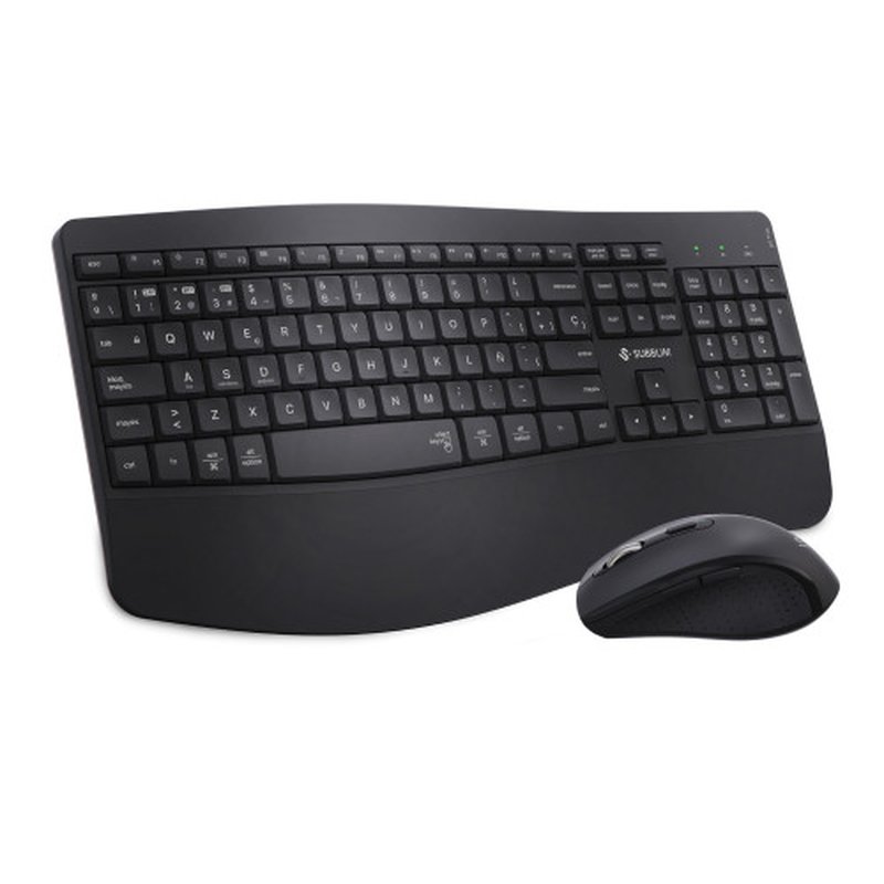 TECLADO + MOUSE SUBBLIM WIRELESS ERGO OFFICE PROWAVE DUAL BLACK TECLADO + MOUSE SUBBLIM WIRELESS ERGO OFFICE PROWAVE DUAL BLACK - Imagen 10