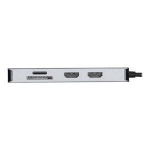 Targus DOCK423EU base para portátil y replicador de puertos Alámbrico USB 3.2 Gen 1 (3.1 Gen 1) Type-C Plata