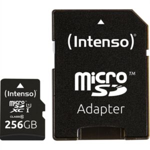 256GB MICROSD UHS-I CLASS 10 + ADP