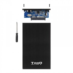 TooQ CAJA HDD 2,5" SATA A USB 2.0/USB 3.0 NEGRA