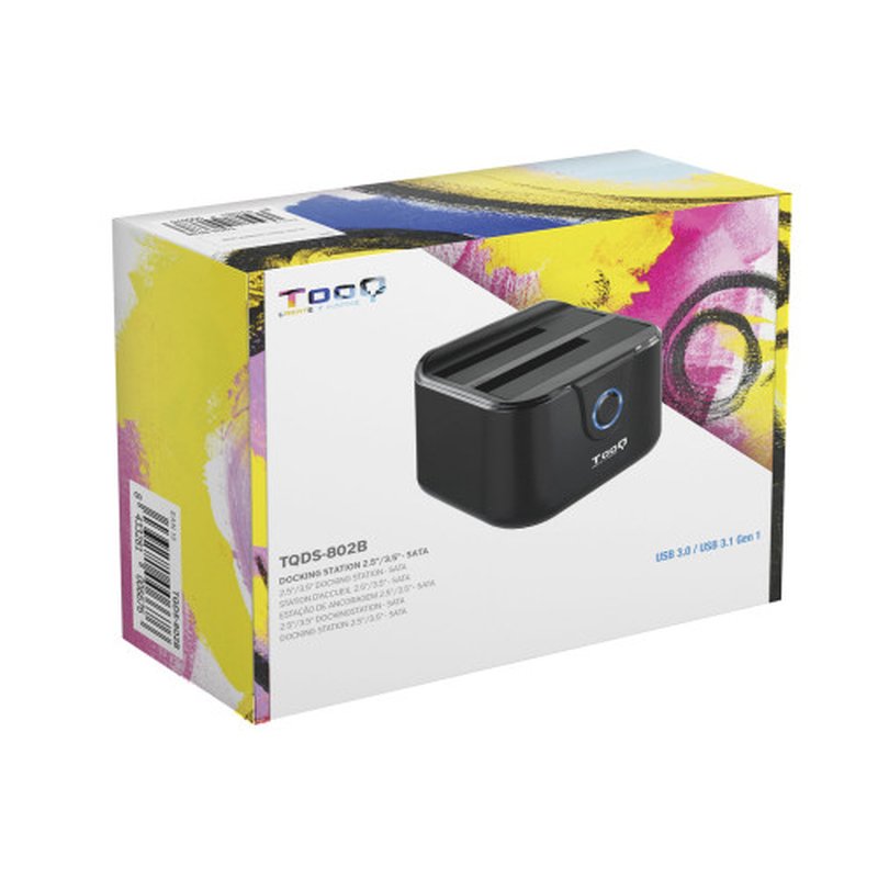 TooQ DOCK STATION SATA 2.5/3.5 A USB 3.0 CLONE OTB NEGRO - Imagen 5