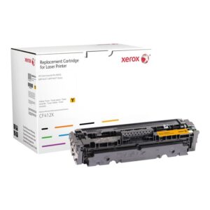 Xerox Cartucho de tóner amarillo. Equivalente a HP CF412X. Compatible con HP Color LaserJet Pro MFP M477, LaserJet Pro MFP M377, Pro M452
