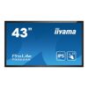 iiyama T4362AS-B1 pantalla de señalización Panel plano interactivo 108 cm (42.5") IPS 500 cd / m² 4K Ultra HD Negro Pantalla táctil Procesador incorporado Android 8.0 24/7