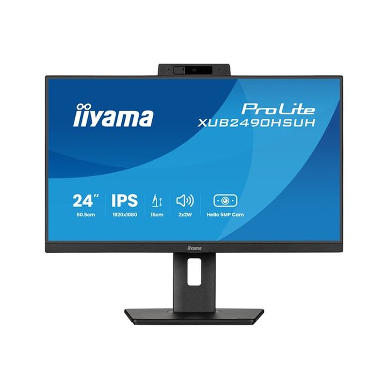 iiyama XUB2490HSUH-B2 pantalla para PC 60,5 cm (23.8") 1920 x 1080 Pixeles Full HD LED Negro