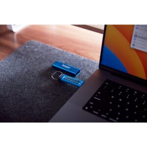 Kingston Technology IronKey Keypad 200 unidad flash USB 256 GB USB Tipo C 3.2 Gen 1 (3.1 Gen 1) Azul
