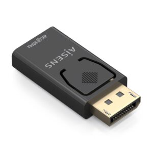 AISENS Conversor Displayport A HDMI 4K@30Hz, DP/M-HDMI/H, Negro