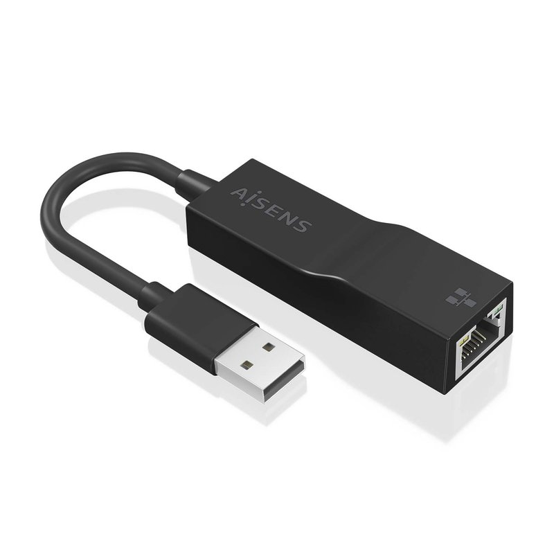 AISENS Conversor USB 3.0 a Ethernet Gigabit 10/100/1000 Mbps, Negro, 15 cm AISENS Conversor USB 3.0 a Ethernet Gigabit 10/100/1000 Mbps, Negro, 15 cm