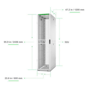 APC AR3308W2 armario rack 52U Blanco