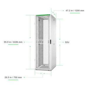 APC AR3358W2 armario rack 52U Blanco