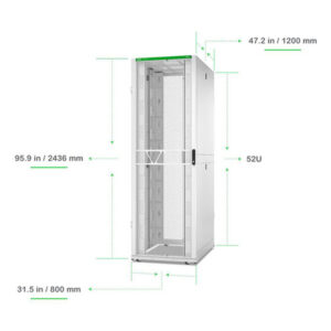 APC AR3388W2 armario rack 52U Blanco