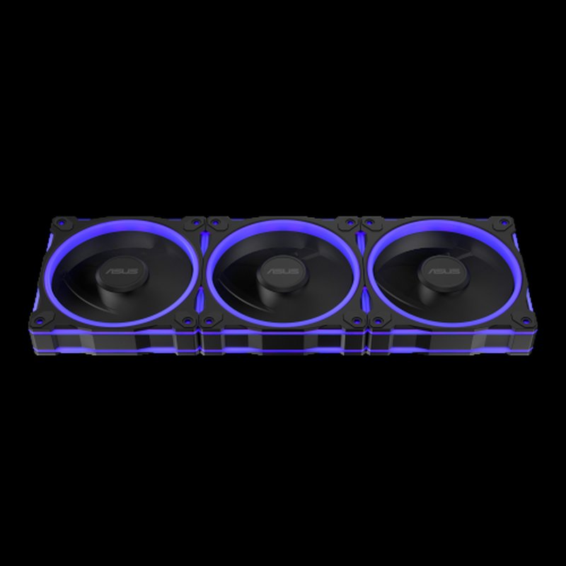 ASUS Prime MR120 Fan ARGB Reverse Black 3in1 Carcasa del ordenador Ventilador 12 cm Negro 3 pieza(s) - Imagen 4