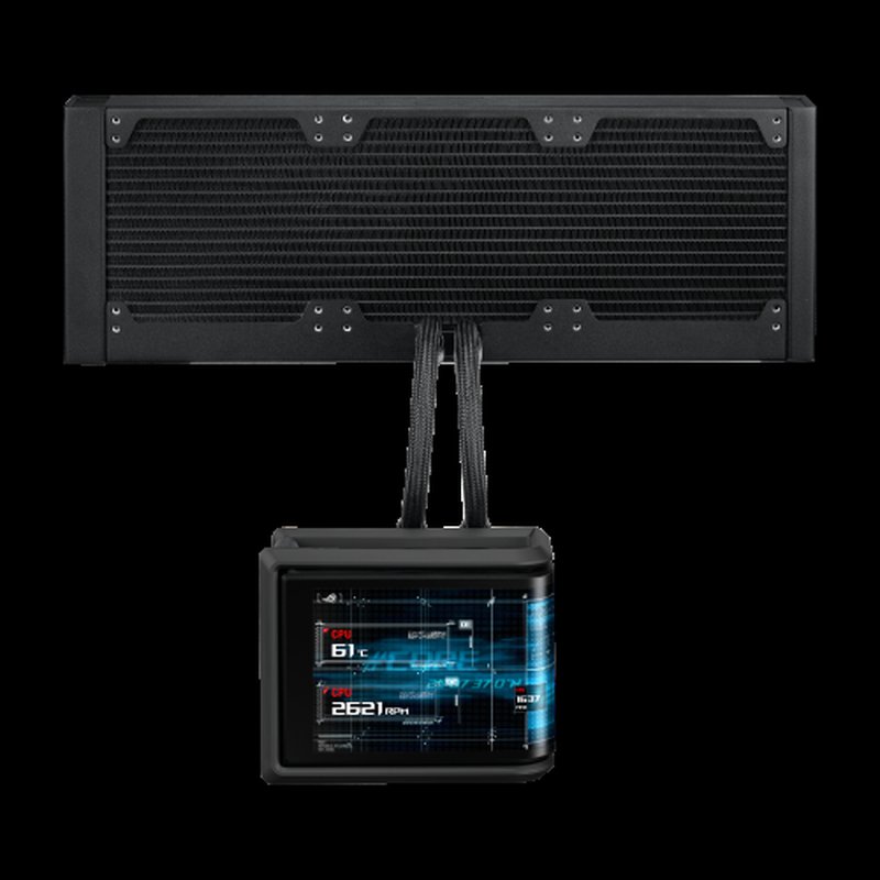 ASUS ROG Ryuo IV SLC 360 ARGB Procesador Sistema de refrigeración líquida todo en uno 12 cm Negro - Imagen 14