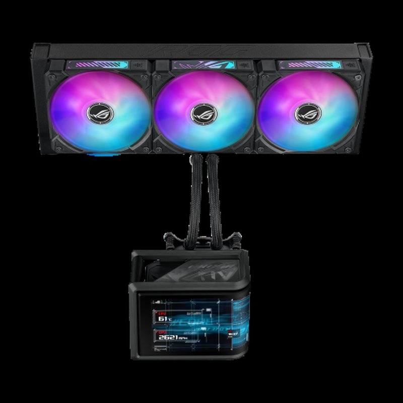 ASUS ROG Ryuo IV SLC 360 ARGB Procesador Sistema de refrigeración líquida todo en uno 12 cm Negro - Imagen 7