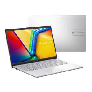 ASUS Vivobook Go 15 E1504FA-BQ2446W - Ordenador Portátil 15.6" Full HD (AMD Ryzen 5 7520U, 16GB RAM, 512GB SSD, Radeon 610M, Windows 11 Home) Plata Fría - Teclado QWERTY español