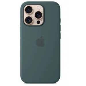 FUNDA IPHONEá16 PRO MAX APPLE SILICONA LAKE GREEN MAGSAFE