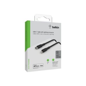 Belkin CAA004BT2MBK cable de conector Lightning 2 m Negro Belkin CAA004BT2MBK cable de conector Lightning 2 m Negro