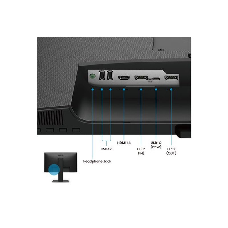 BenQ BL2786TC pantalla para PC 68,6 cm (27") 1920 x 1080 Pixeles Full HD Negro - Imagen 8