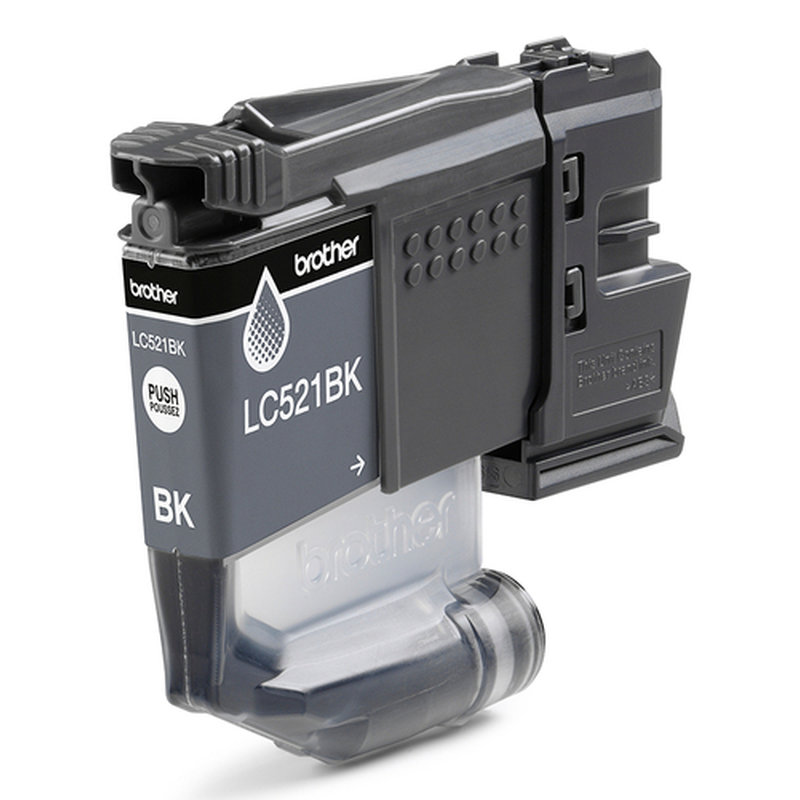 Brother LC521BK cartucho de tinta 1 pieza(s) Original Negro - Imagen 2