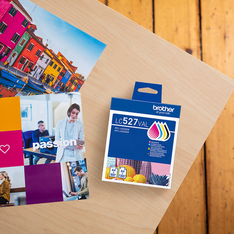 Brother LC527VAL cartucho de tinta 4 pieza(s) Original Negro, Cian, Magenta, Amarillo - Imagen 5