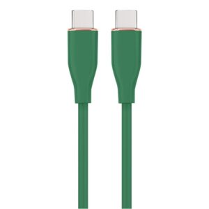 CABLE DE CARGA Y DATOS GEMBIRD (PD) TIPO-C SILICONA ALTA CALIDAD 1,5M VERDE