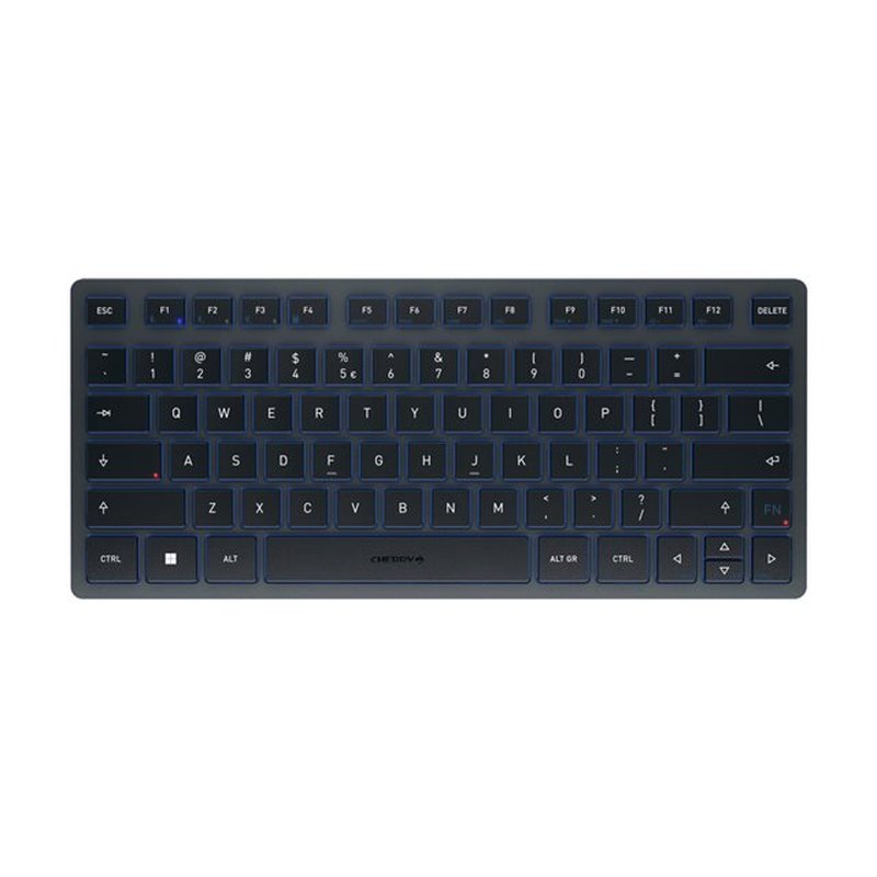 CHERRY KW 7100 MINI BT teclado Bluetooth QWERTY Inglés Azul CHERRY KW 7100 MINI BT teclado Bluetooth QWERTY Inglés Azul