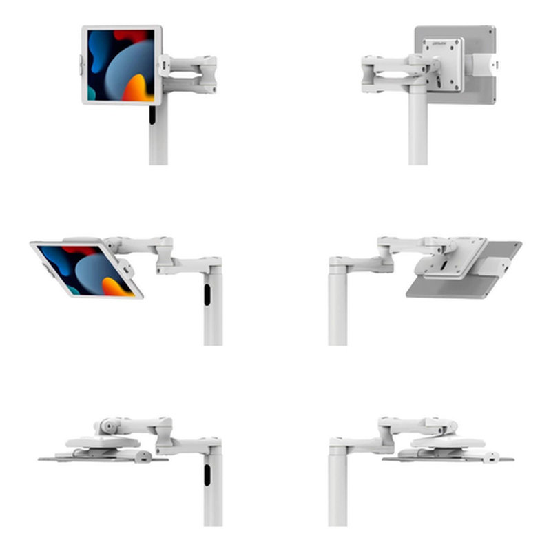 Compulocks MCRSTDEXWUCLGVWMW mueble y soporte para dispositivo multimedia Blanco Tableta Carro para administración de tabletas - Imagen 7