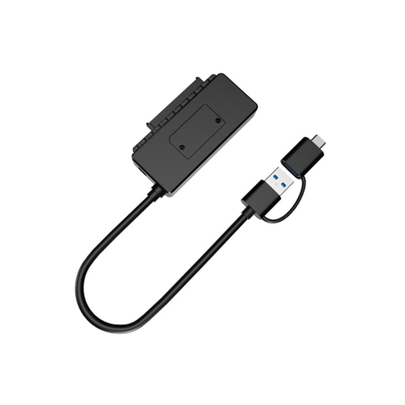 Conceptronic ABBY21B cambiador de género para cable USB Type-A SATA 22-pin Negro - Imagen 3