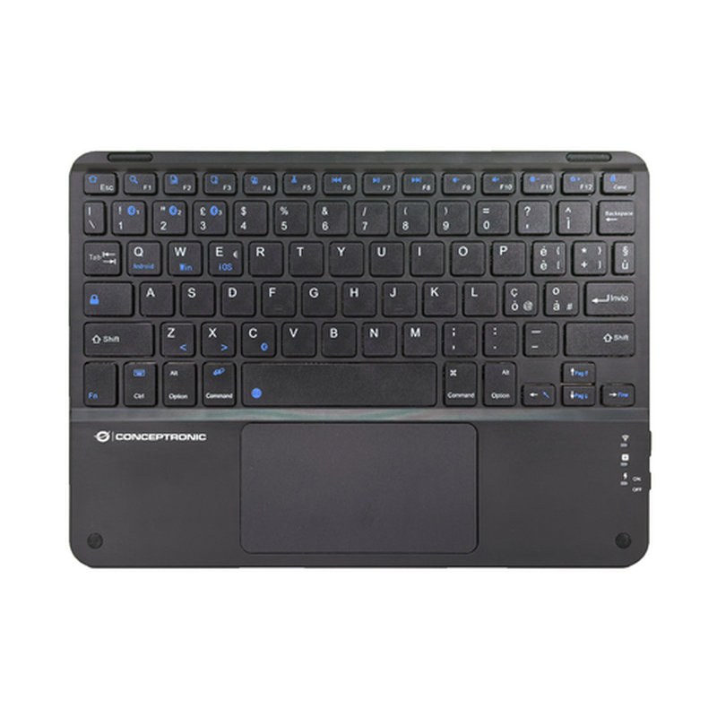 Conceptronic TOBIN01BIT teclado Universal Bluetooth QWERTY Italiano Negro Conceptronic TOBIN01BIT teclado Universal Bluetooth QWERTY Italiano Negro