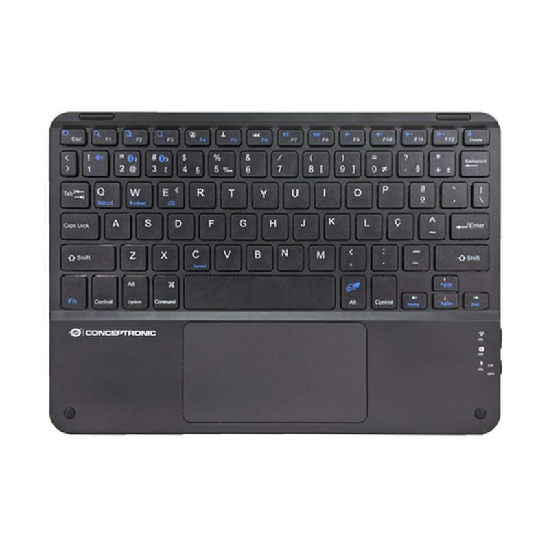 Conceptronic TOBIN01BPT teclado Universal Bluetooth QWERTY Portugués Negro
