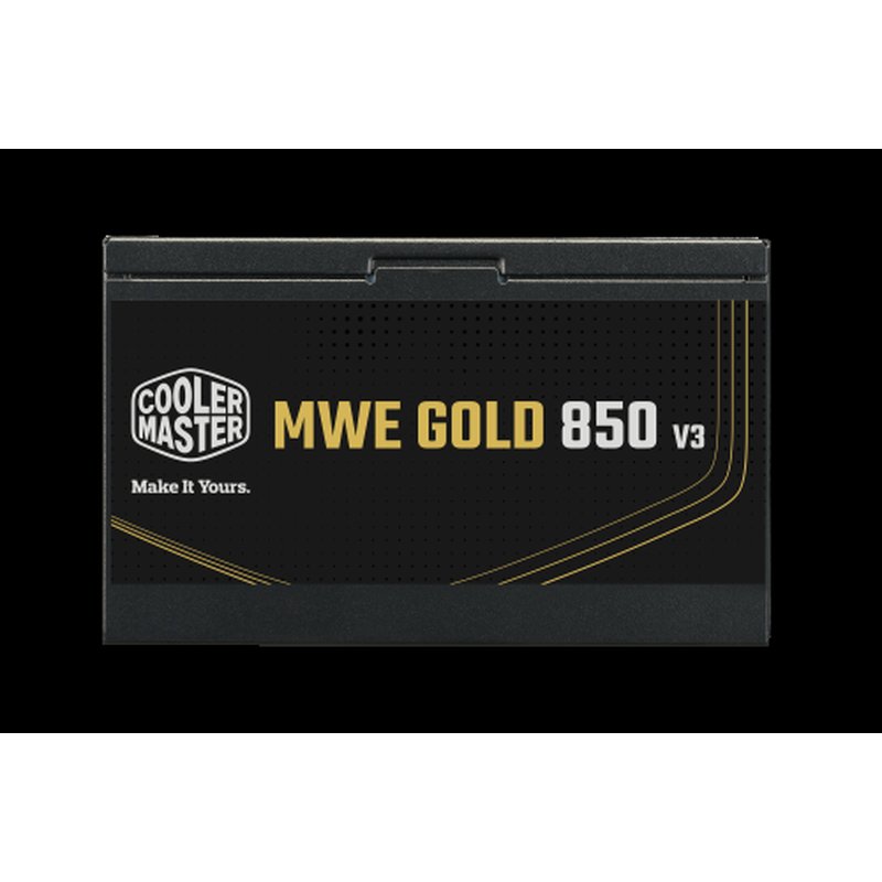 Cooler Master MWE GOLD 850 V3 unidad de fuente de alimentación 850 W 24-pin ATX ATX Negro Cooler Master MWE GOLD 850 V3 unidad de fuente de alimentación 850 W 24-pin ATX ATX Negro - Imagen 2