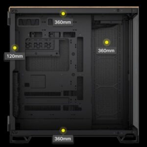 Corsair CC-9011282-WW carcasa de ordenador Midi Tower Negro, Nuez Corsair CC-9011282-WW carcasa de ordenador Midi Tower Negro, Nuez