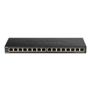 D-Link DGS-1016S switch No administrado Gigabit Ethernet (10/100/1000) Negro