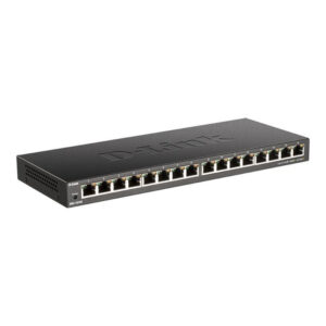 Alternative view of D-Link DGS-1016S switch No administrado Gigabit Ethernet (10/100/1000) Negro